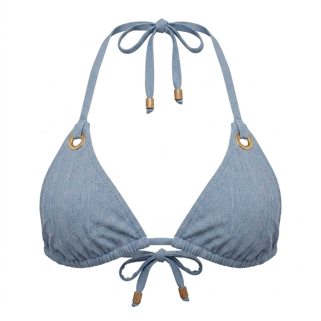 Patrizia Pepe bikini top featuring adjustable ties available at Lestyle Boutique Melbourne