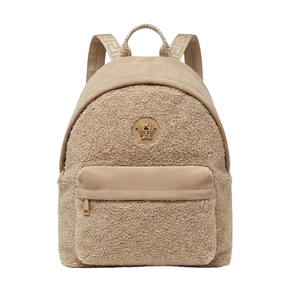 Versace backpack featuring plush texture available at Lestyle Boutique Melbourne