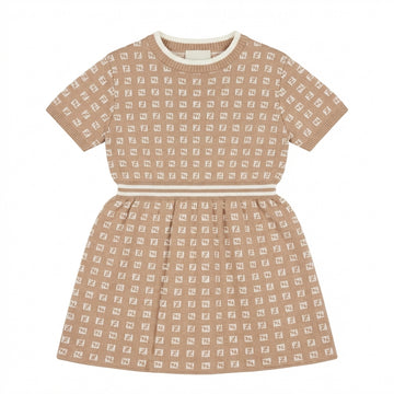 Fendi knit dress featuring Fendi logo pattern available at Lestyle Boutique Melbourne