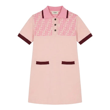 Fendi dress featuring a pink logo pattern available at Lestyle Boutique Melbourne