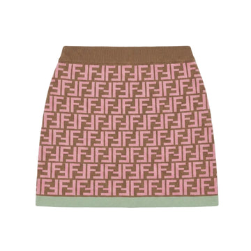 Fendi skirt featuring Fendi monogram pattern available at Lestyle Boutique Melbourne