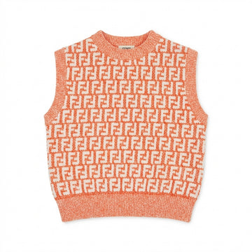 Fendi knitted vest featuring Fendi logo pattern available at Lestyle Boutique Melbourne