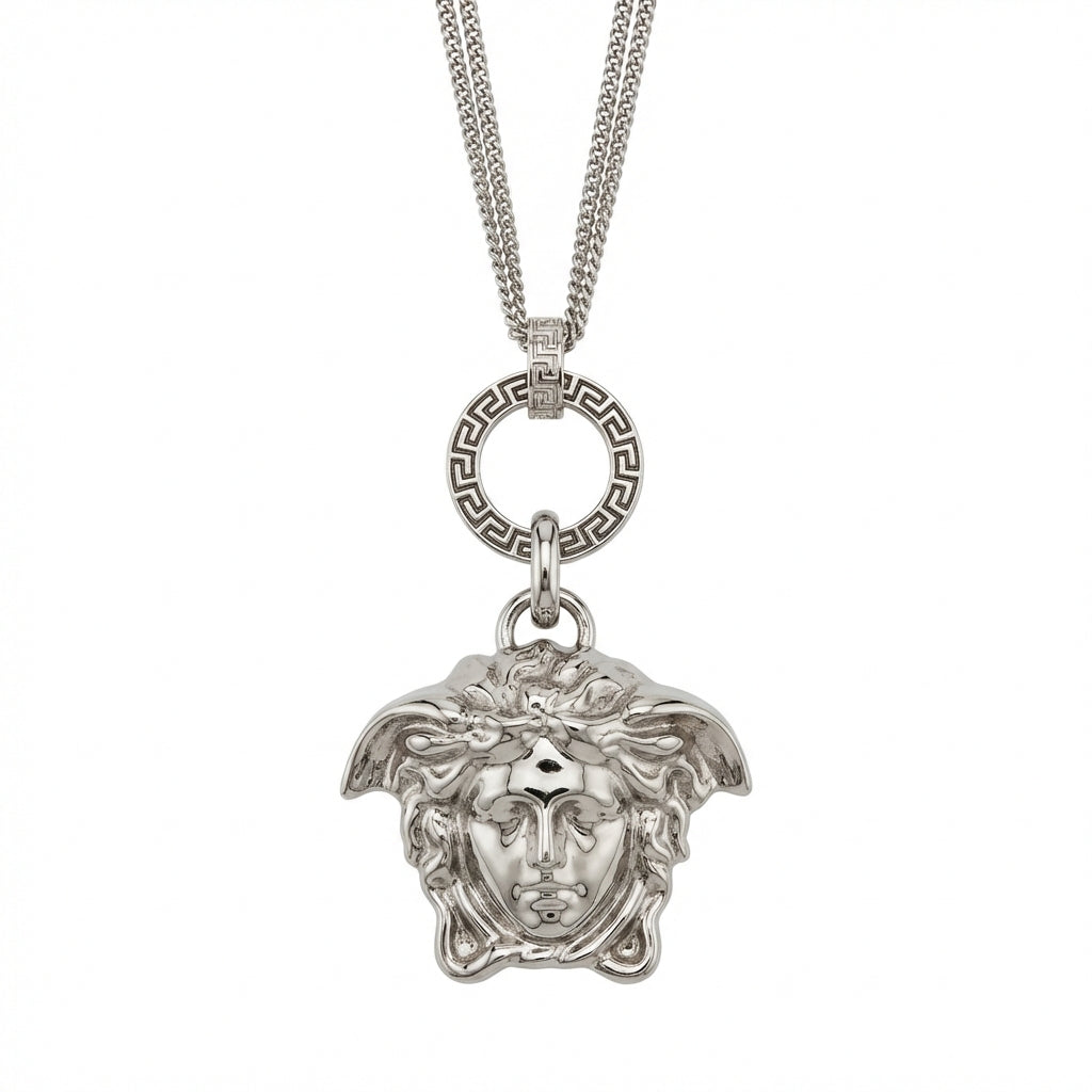 Versace necklace featuring Medusa head pendant available at Lestyle Boutique Melbourne