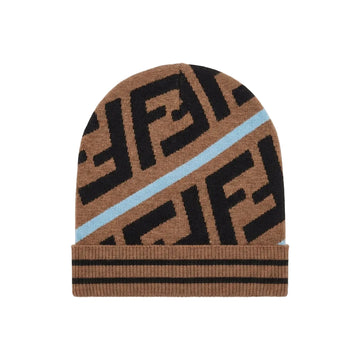 Fendi beanie featuring bold logo design, available at Lestyle Boutique Melbourne