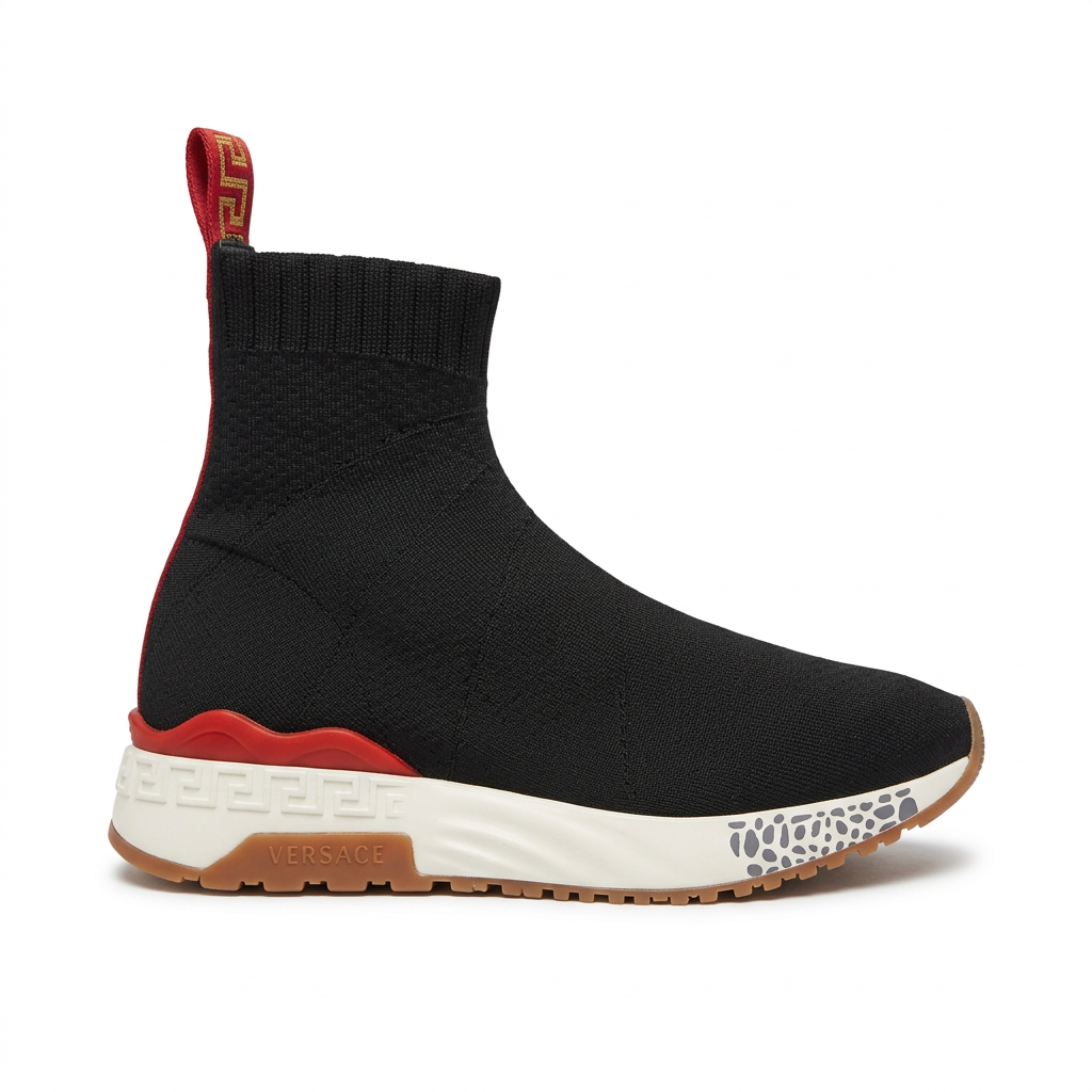 Versace sneakers featuring a sock-like design available at Lestyle Boutique Melbourne