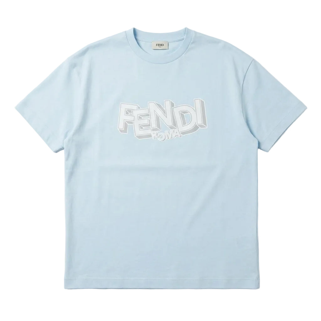 Fendi T-shirt featuring bold logo available at Lestyle Boutique Melbourne