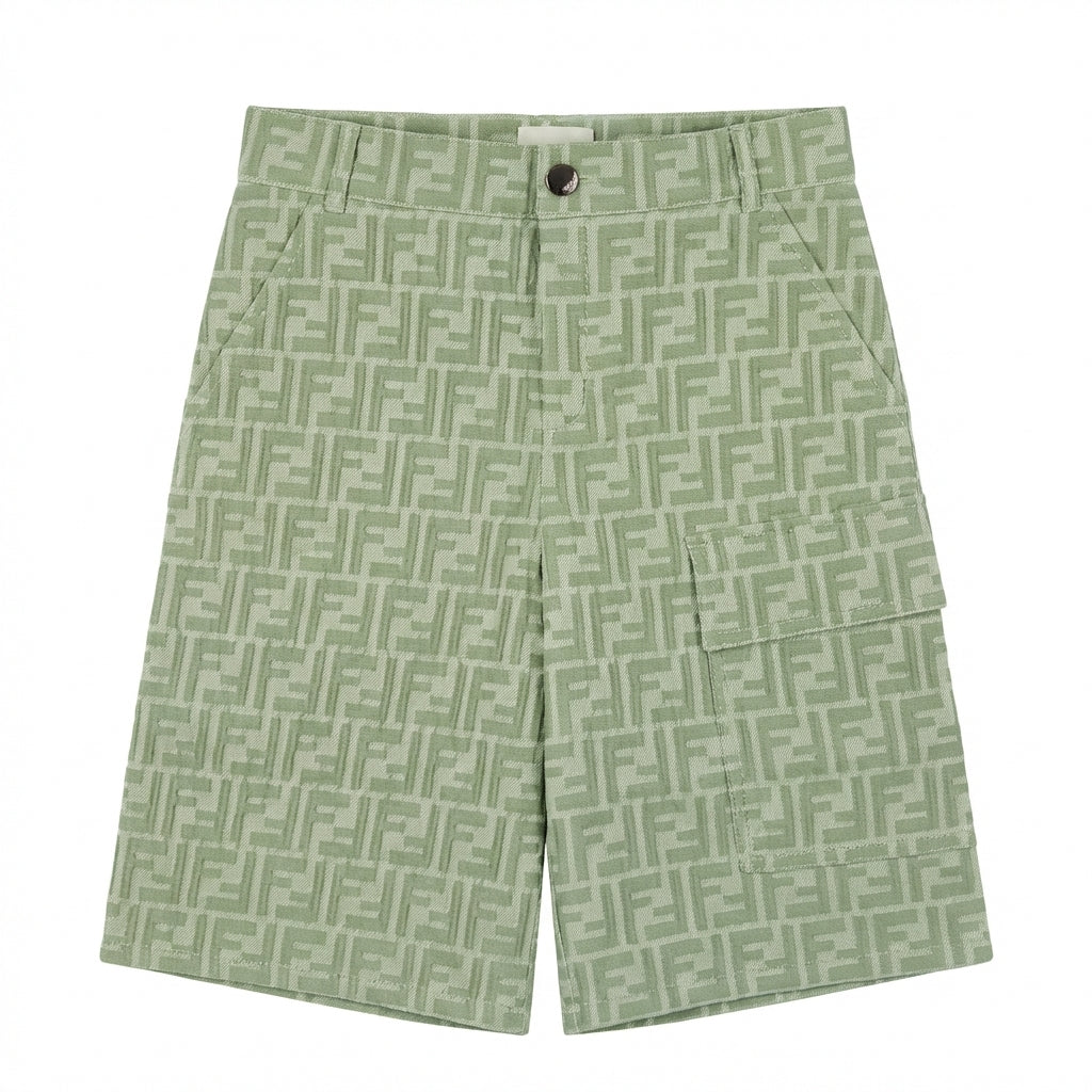 Fendi shorts featuring Fendi monogram available at Lestyle Boutique Melbourne