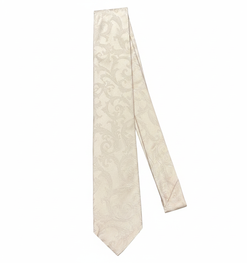 Versace tie featuring intricate pattern available at Lestyle Boutique Melbourne