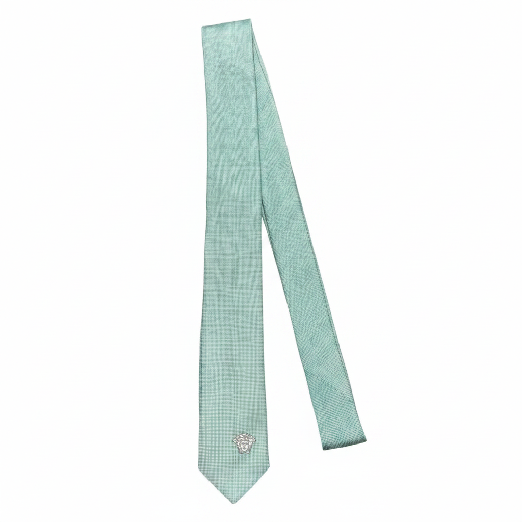Versace tie featuring a logo available at Lestyle Boutique Melbourne