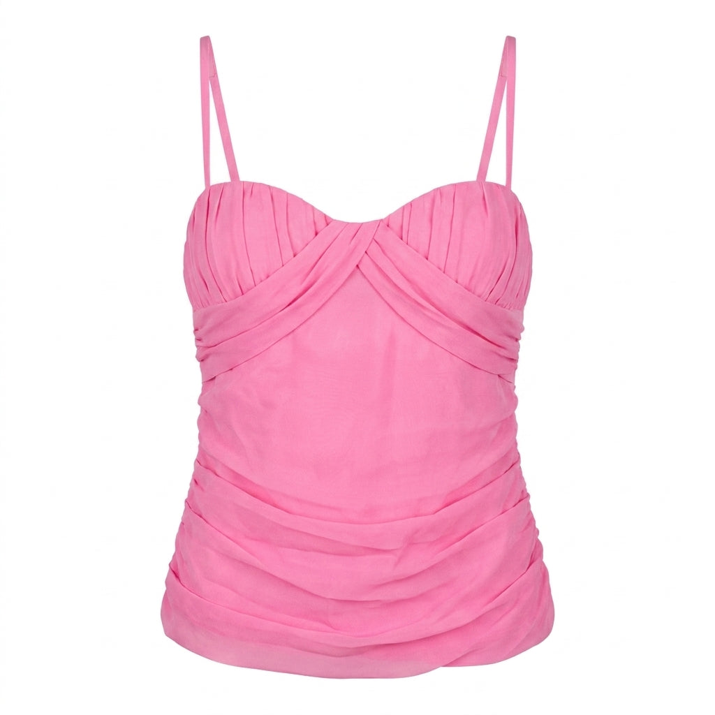Versace Jeans Couture top featuring pleated design available at Lestyle Boutique Melbourne