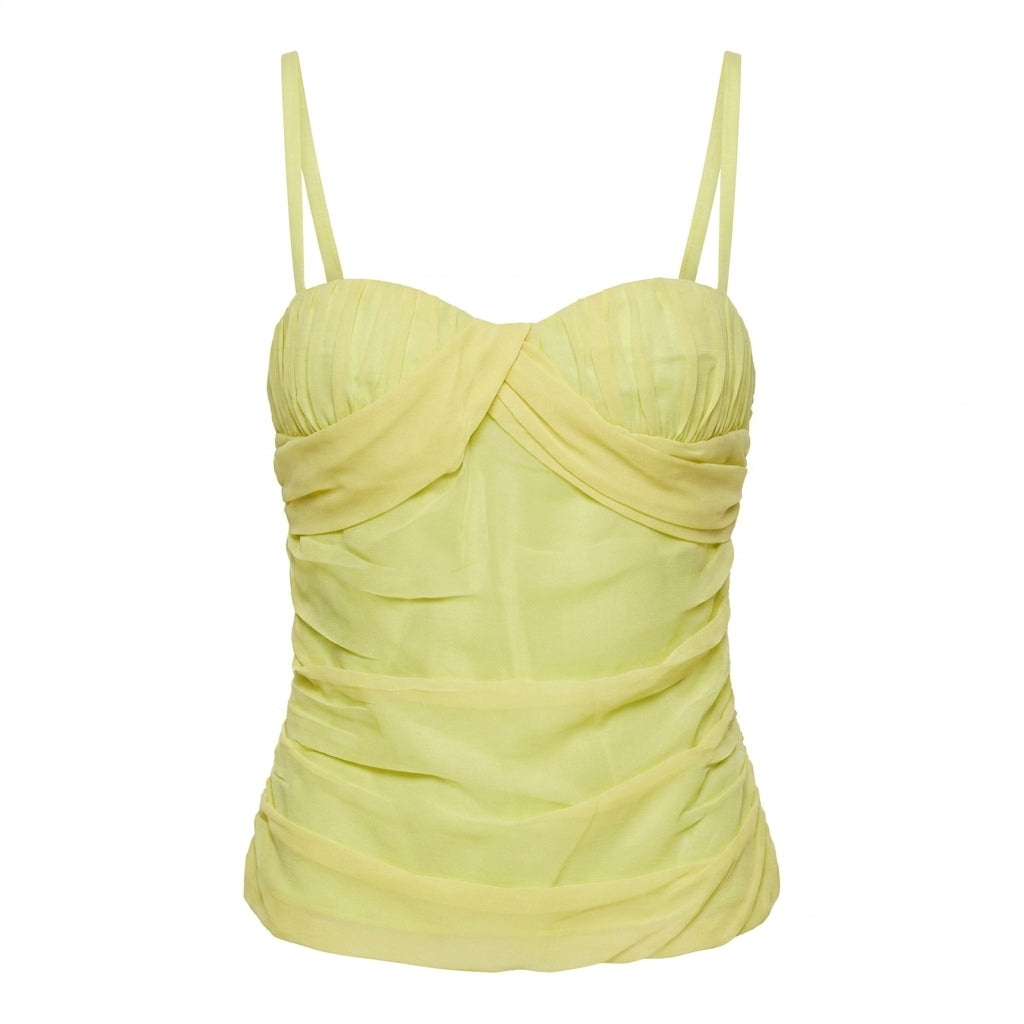 Versace Jeans Couture top featuring pleated design available at Lestyle Boutique Melbourne
