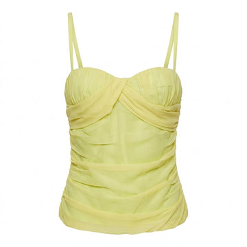 Versace Jeans Couture top featuring pleated design available at Lestyle Boutique Melbourne
