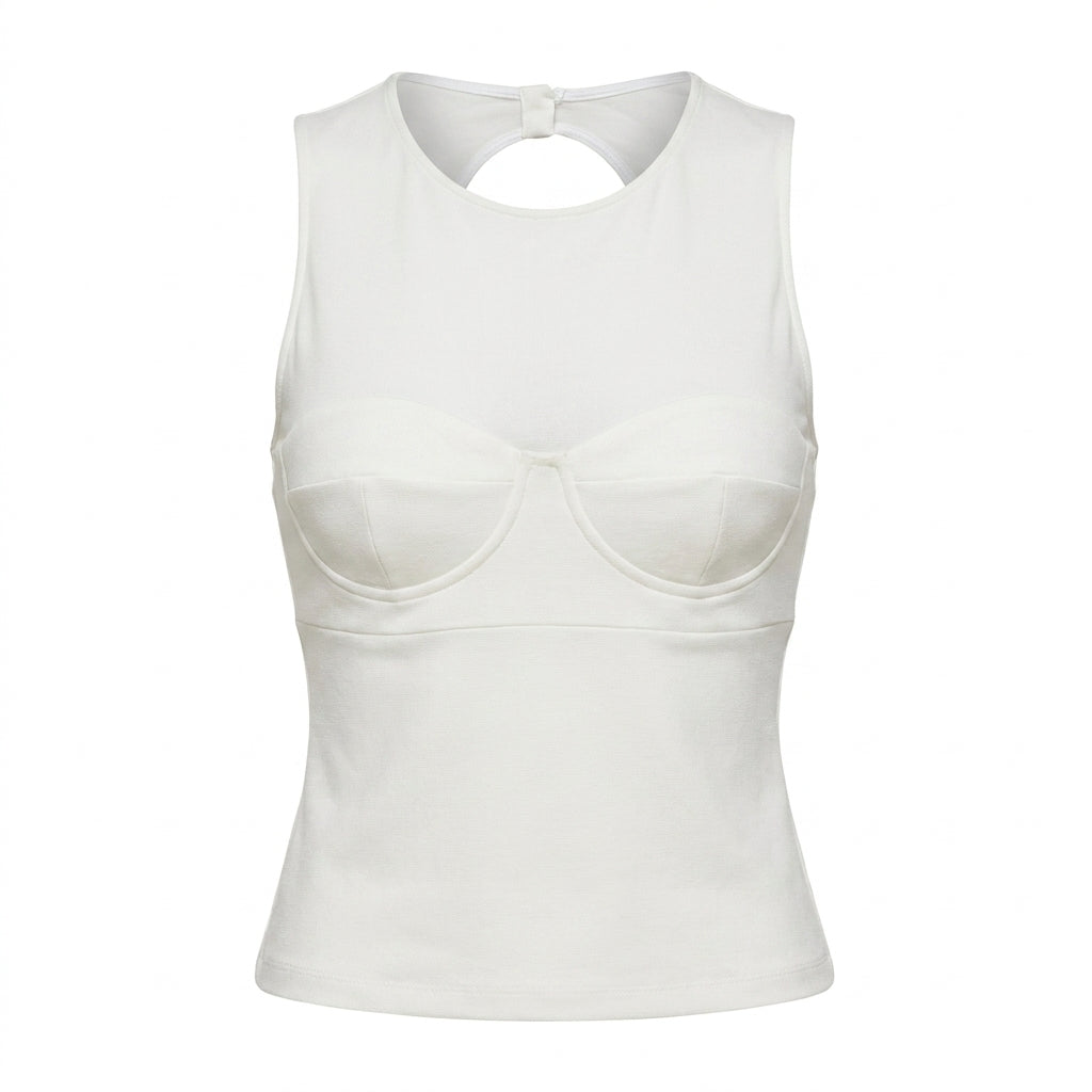 Versace Jeans Couture top featuring cut-out design available at Lestyle Boutique Melbourne