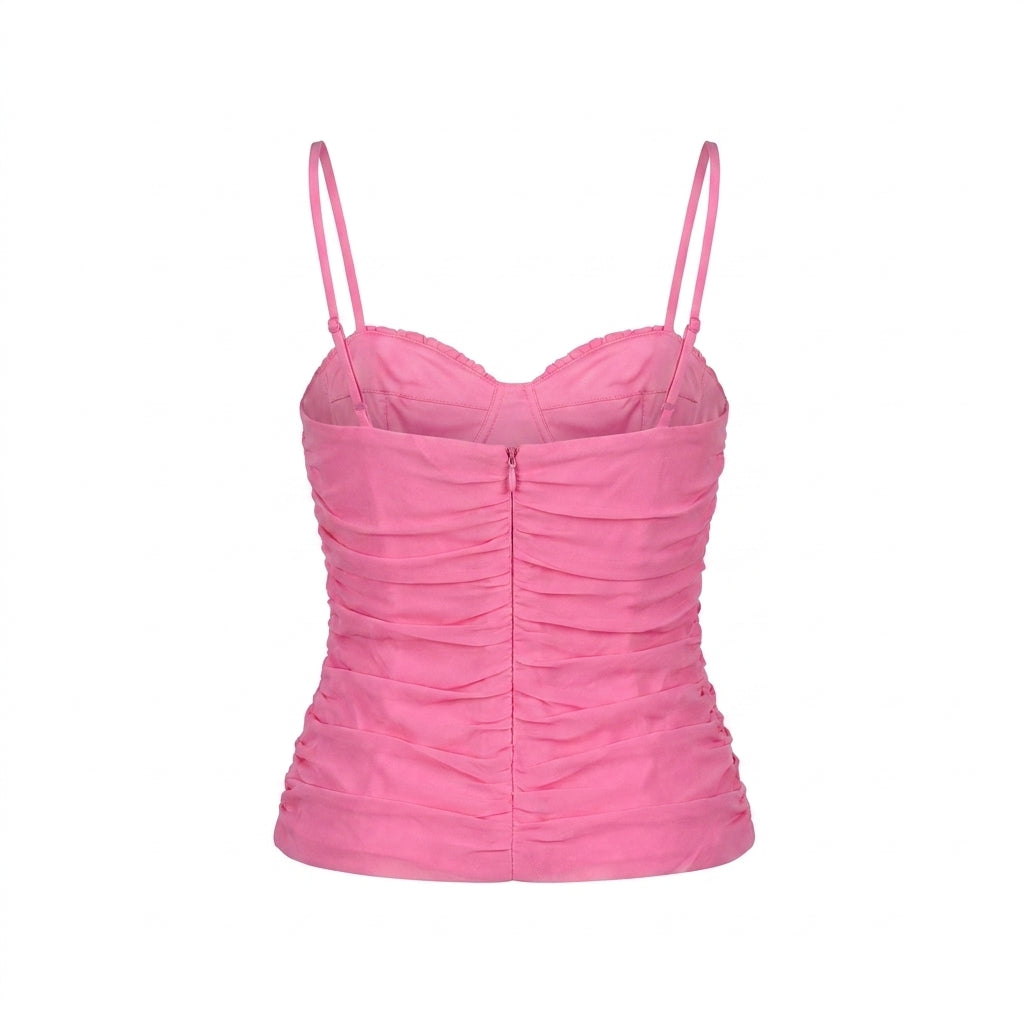 Versace Jeans Couture top featuring pleated design available at Lestyle Boutique Melbourne
