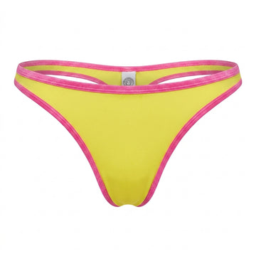 Versace thong featuring bright yellow color available at Lestyle Boutique Melbourne