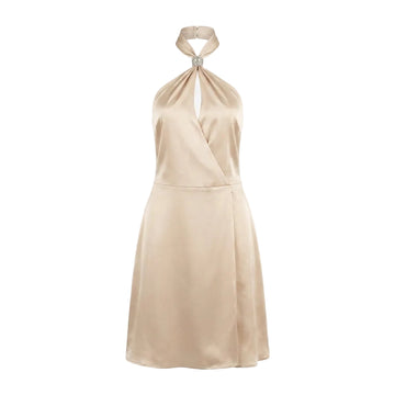 Patrizia Pepe dress featuring a halter neckline available at Lestyle Boutique Melbourne