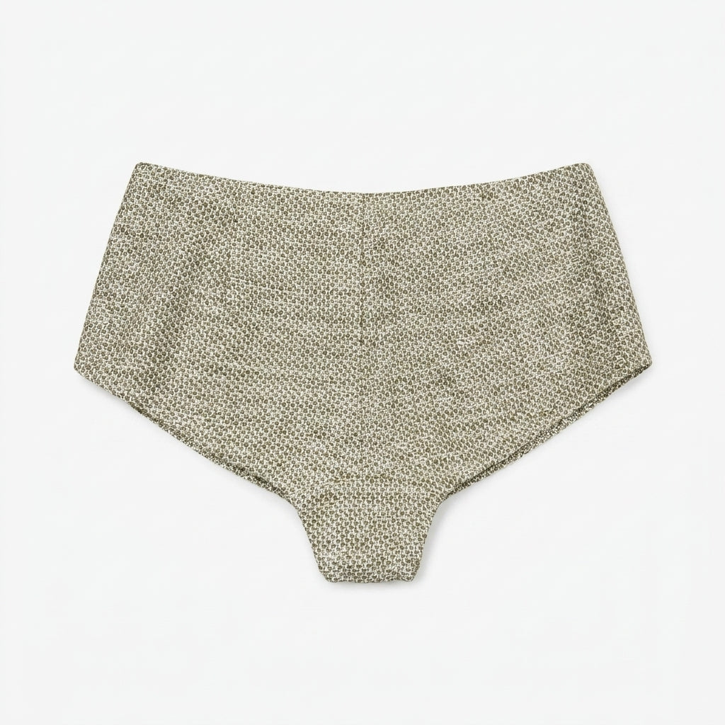 Red Valentino shorts featuring a textured pattern and satin trim available at Lestyle Boutique Melbourne