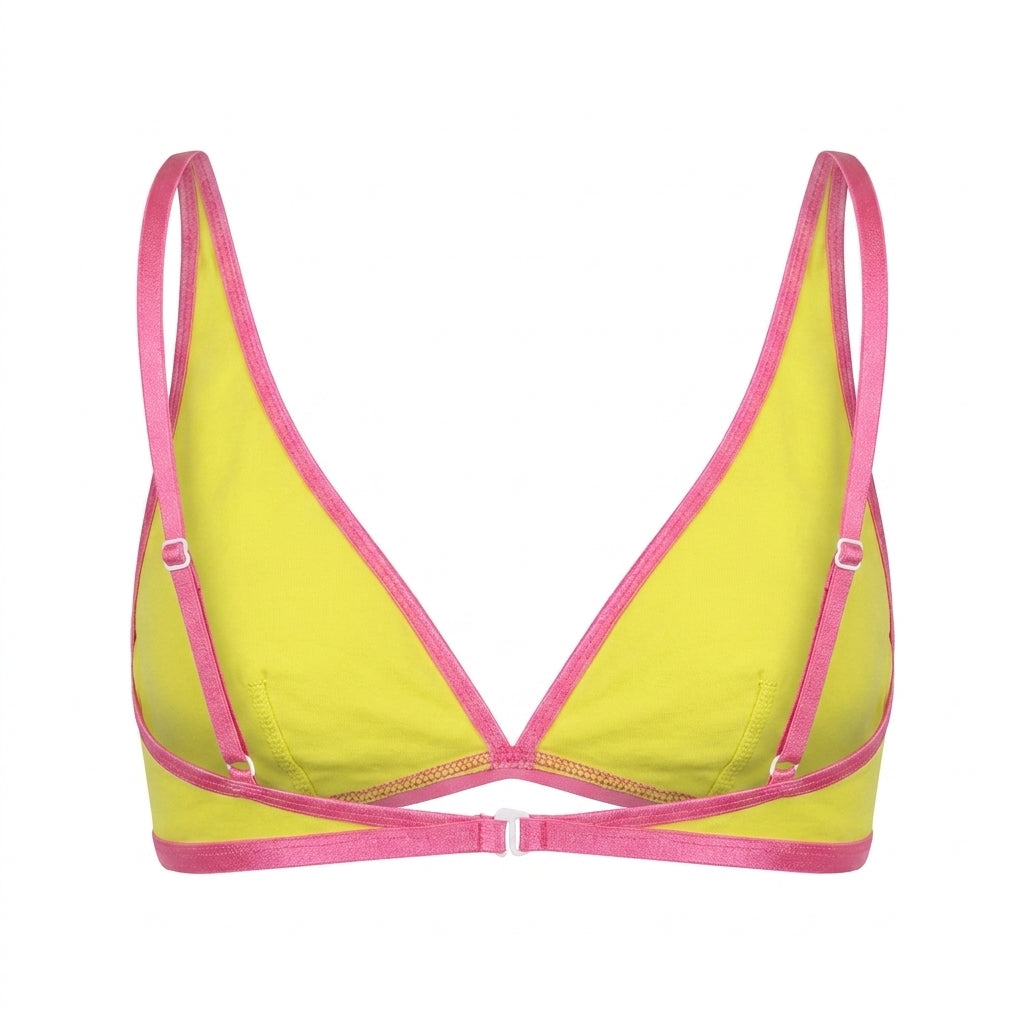 Versace bralette featuring bright yellow color available at Lestyle Boutique Melbourne