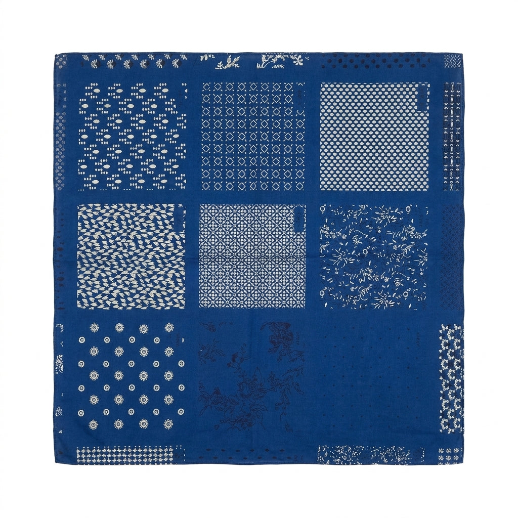 Patrizia Pepe foulard featuring patchwork pattern available at Lestyle Boutique Melbourne