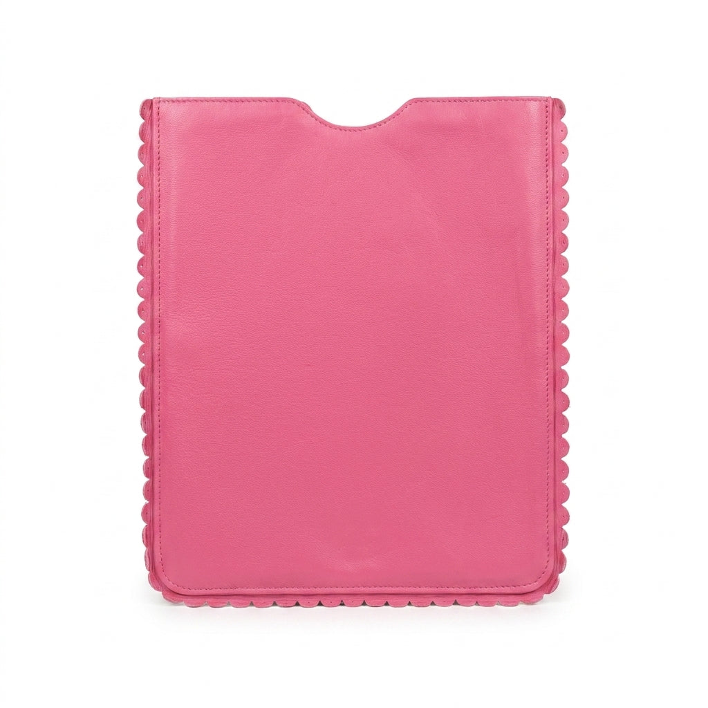 Red Valentino tablet case featuring scalloped edges available at Lestyle Boutique Melbourne