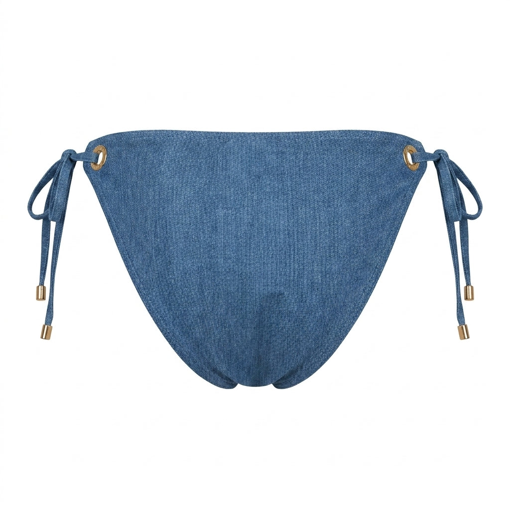 Patrizia Pepe bikini bottom featuring adjustable side ties available at Lestyle Boutique Melbourne
