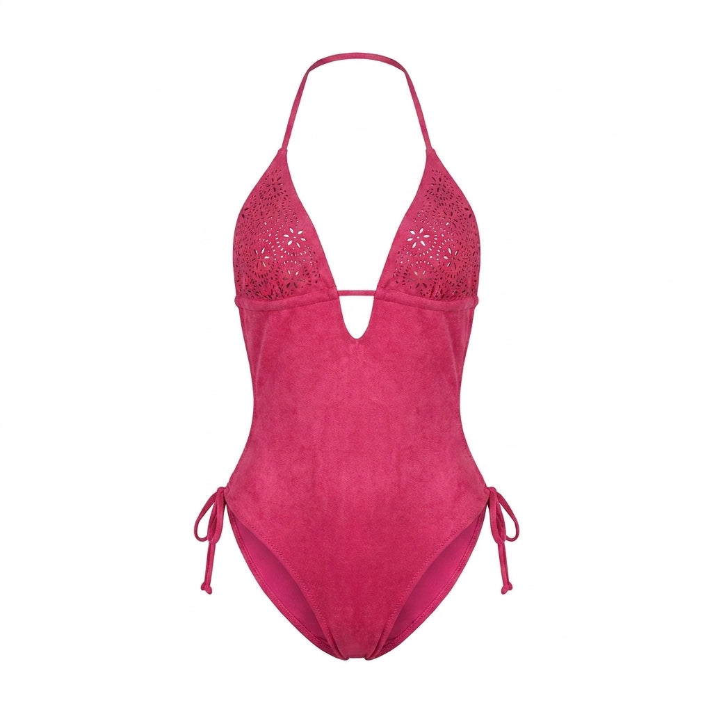 Patrizia Pepe swimsuit featuring lace details available at Lestyle Boutique Melbourne