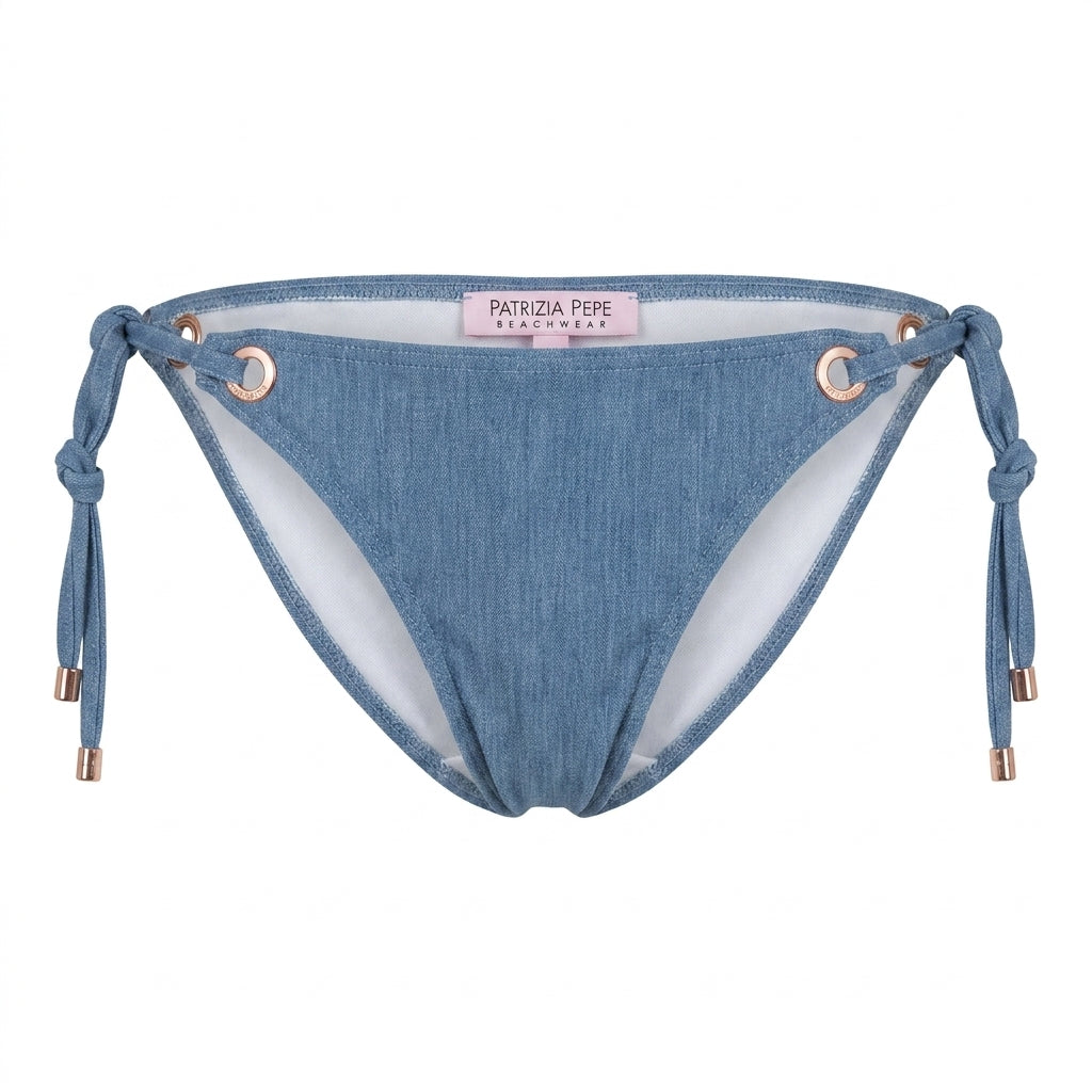 Patrizia Pepe bikini bottom featuring adjustable side ties available at Lestyle Boutique Melbourne