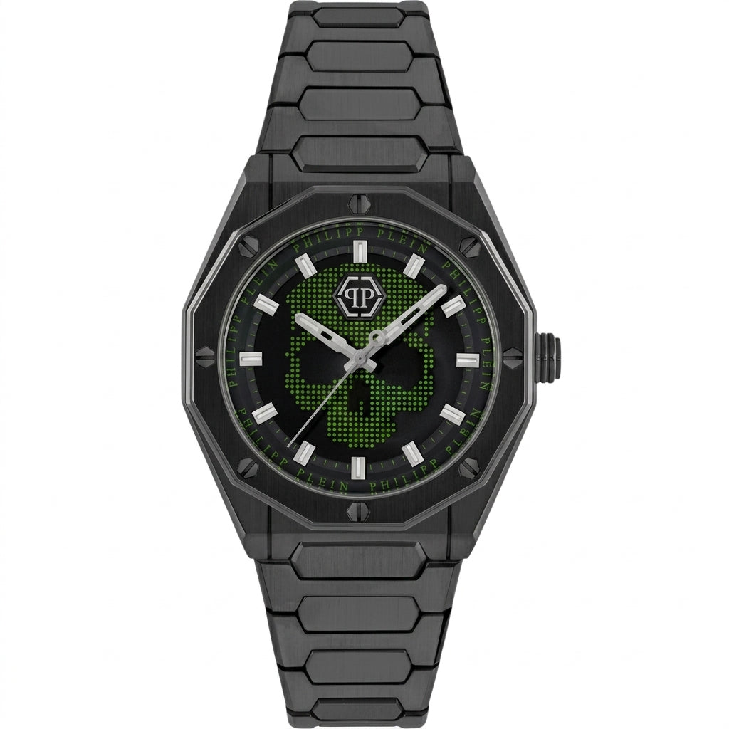 Philipp Plein Plein Deluxe watch featuring skull dial available at Lestyle Boutique Melbourne