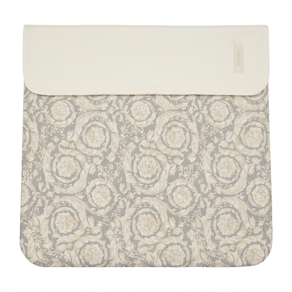 Versace baby blanket featuring elegant floral design available at Lestyle Boutique Melbourne