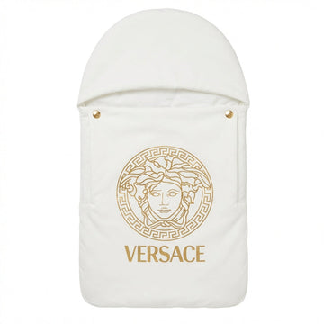 Versace baby swaddle blanket featuring Medusa logo available at Lestyle Boutique Melbourne