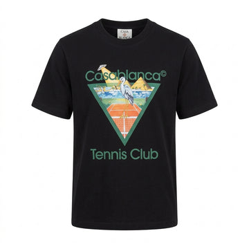 CASABLANCA T-SHIRT featuring Tennis Club graphic available at Lestyle Boutique Melbourne