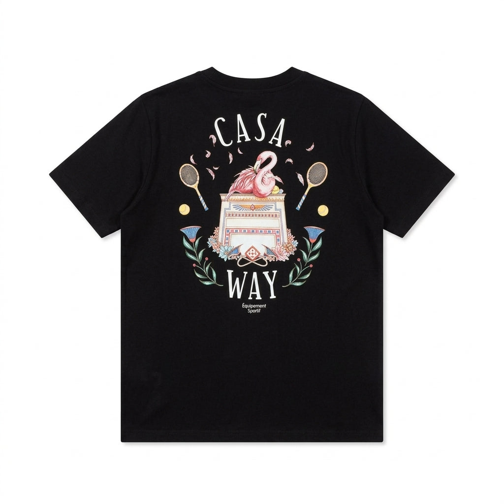 CASABLANCA T-SHIRT featuring graphic detail available at Lestyle Boutique Melbourne