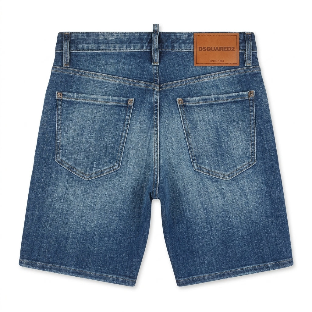Dsquared Marine shorts featuring denim wash available at Lestyle Boutique Melbourne