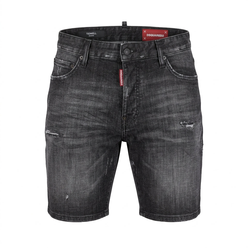 Dsquared Marine shorts featuring distressed detailing available at Lestyle Boutique Melbourne