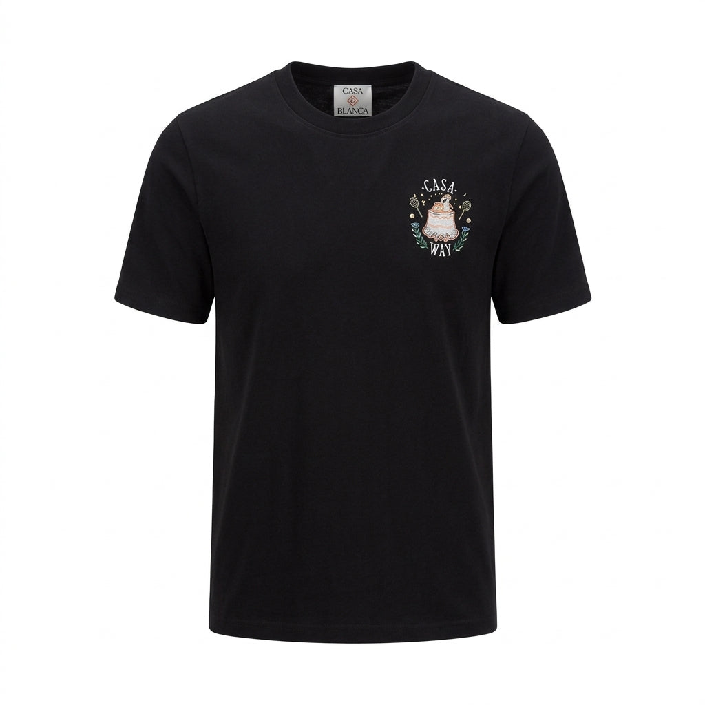 CASABLANCA T-SHIRT featuring graphic detail available at Lestyle Boutique Melbourne