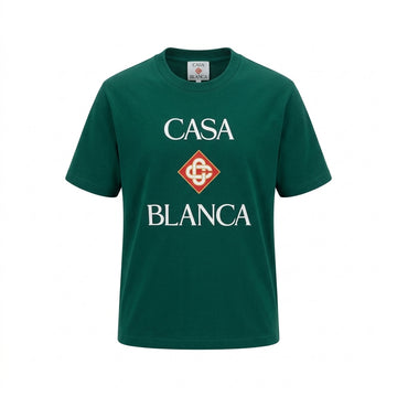 CASABLANCA T-SHIRT featuring printed logo graphic available at Lestyle Boutique Melbourne
