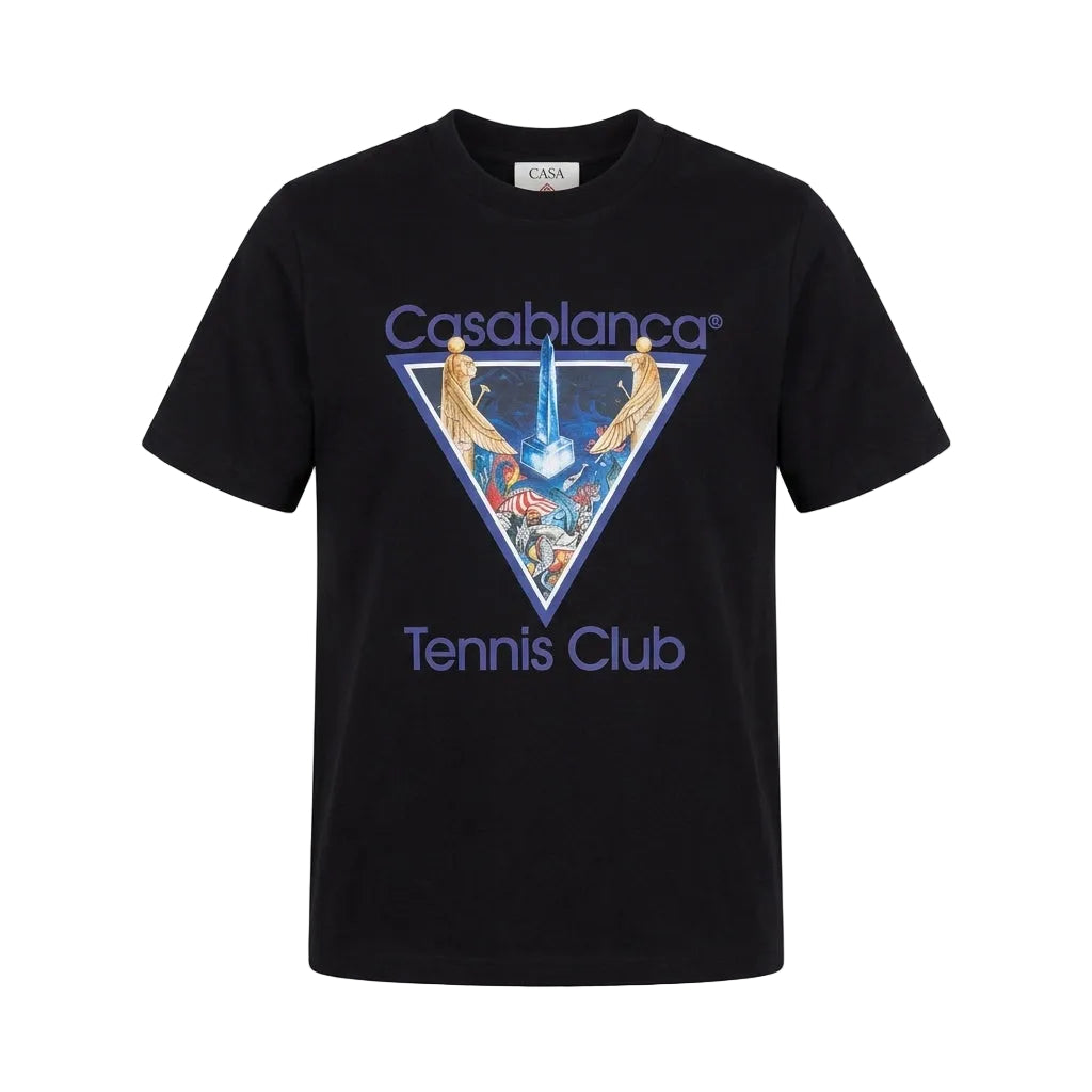 CASABLANCA T-SHIRT featuring Tennis Club graphic available at Lestyle Boutique Melbourne