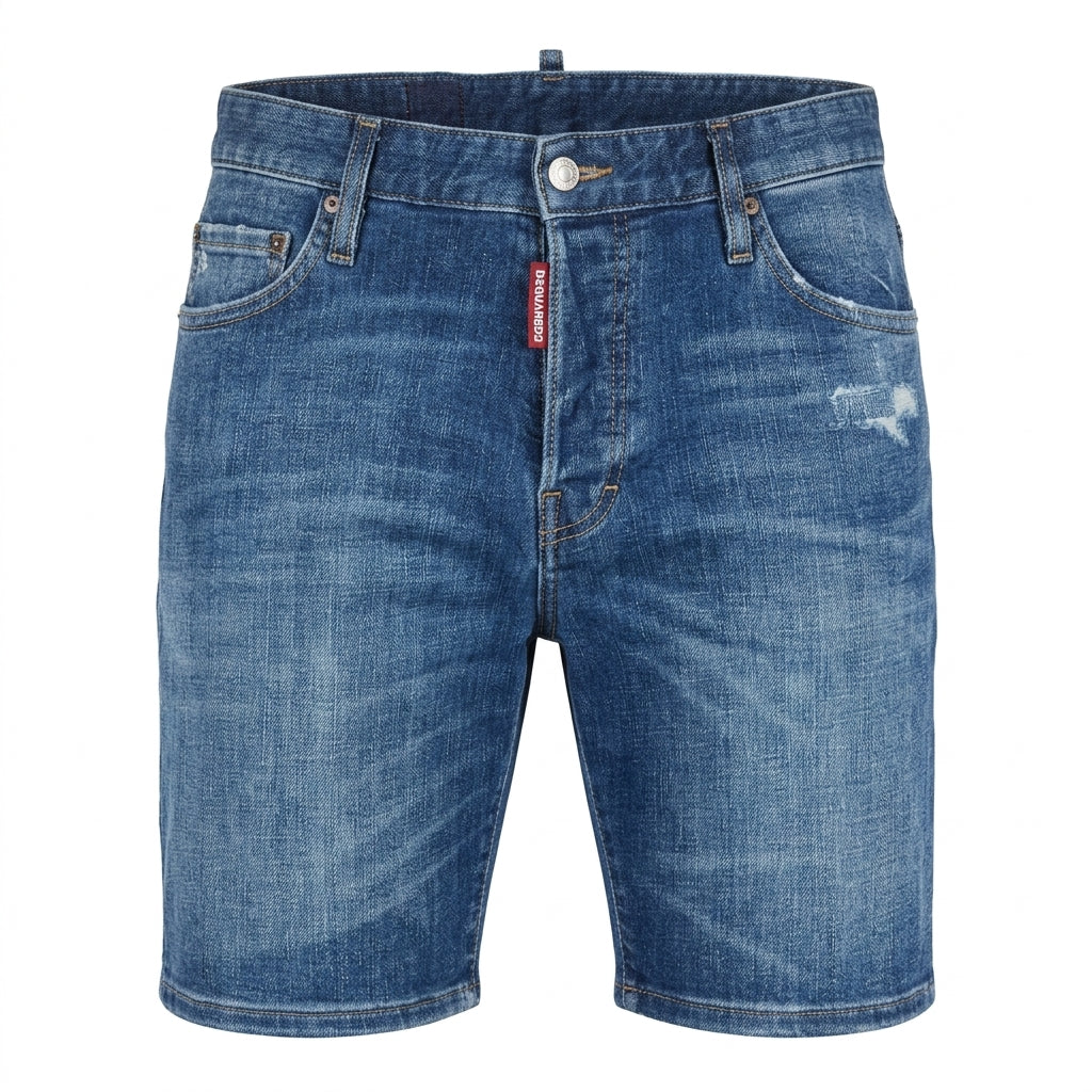 Dsquared Marine shorts featuring denim wash available at Lestyle Boutique Melbourne