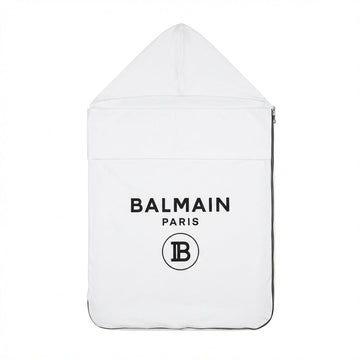 Balmain baby nest featuring logo available at Lestyle Boutique Melbourne