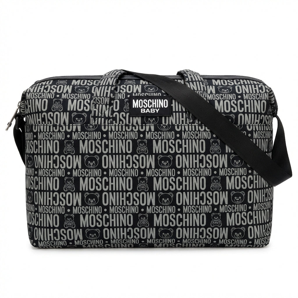 Moschino bag featuring logo print available at Lestyle Boutique Melbourne
