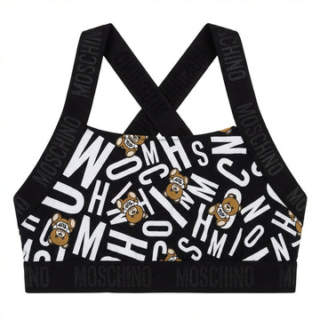 Moschino sports top featuring teddy bear print available at Lestyle Boutique Melbourne