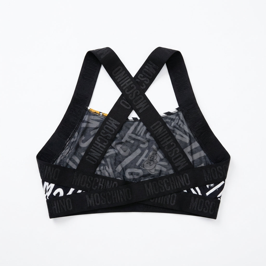 Moschino sports top featuring teddy bear print available at Lestyle Boutique Melbourne