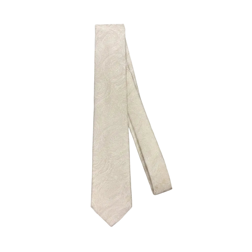 Versace tie featuring intricate design available at Lestyle Boutique Melbourne