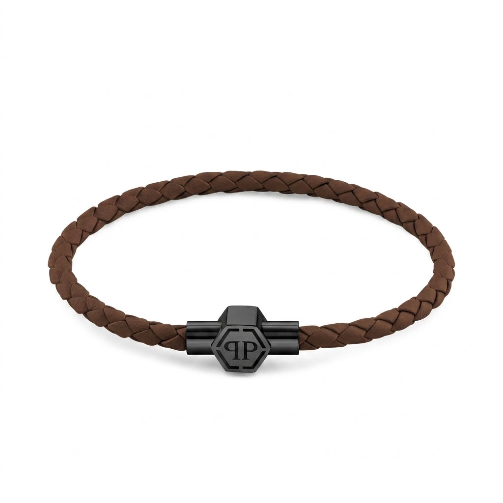 Philipp Plein bracelet featuring signature hexagonal logo available at Lestyle Boutique Melbourne