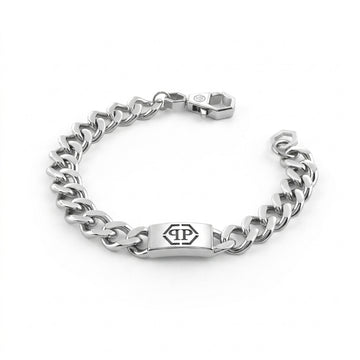 Philipp Plein bracelet featuring hexagonal lobster/carabiner clasp available at Lestyle Boutique Melbourne