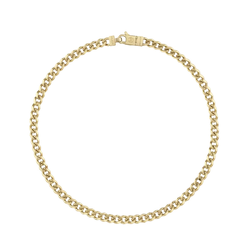 Philipp Plein bracelet featuring Cuban link chain with engraved logo available at Lestyle Boutique Melbourne