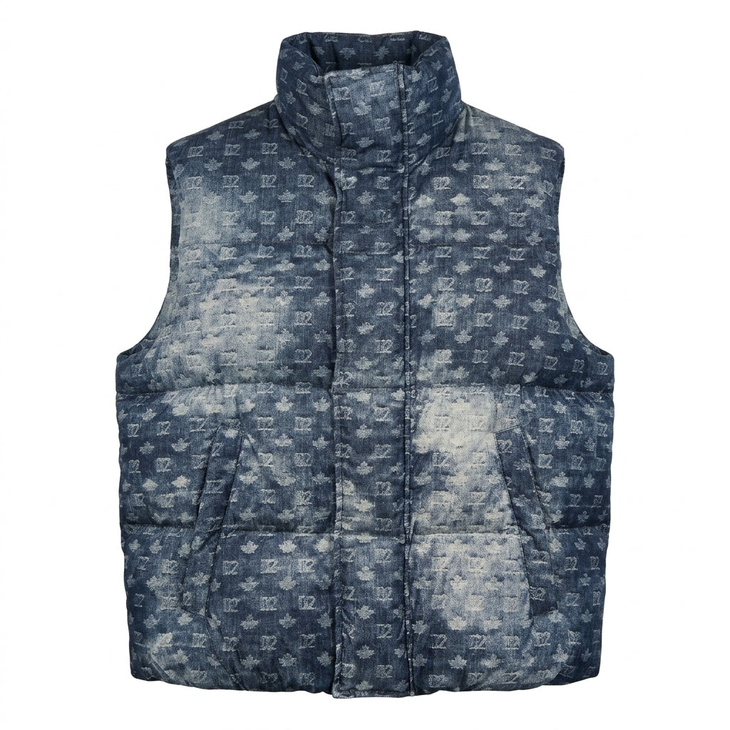 DSQUARED2 vest featuring all-over logo pattern available at Lestyle Boutique Melbourne
