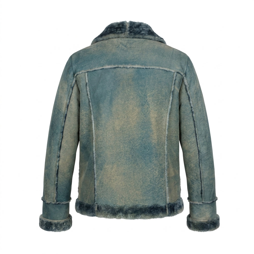 Versace Jeans Couture jacket featuring plush collar available at Lestyle Boutique Melbourne