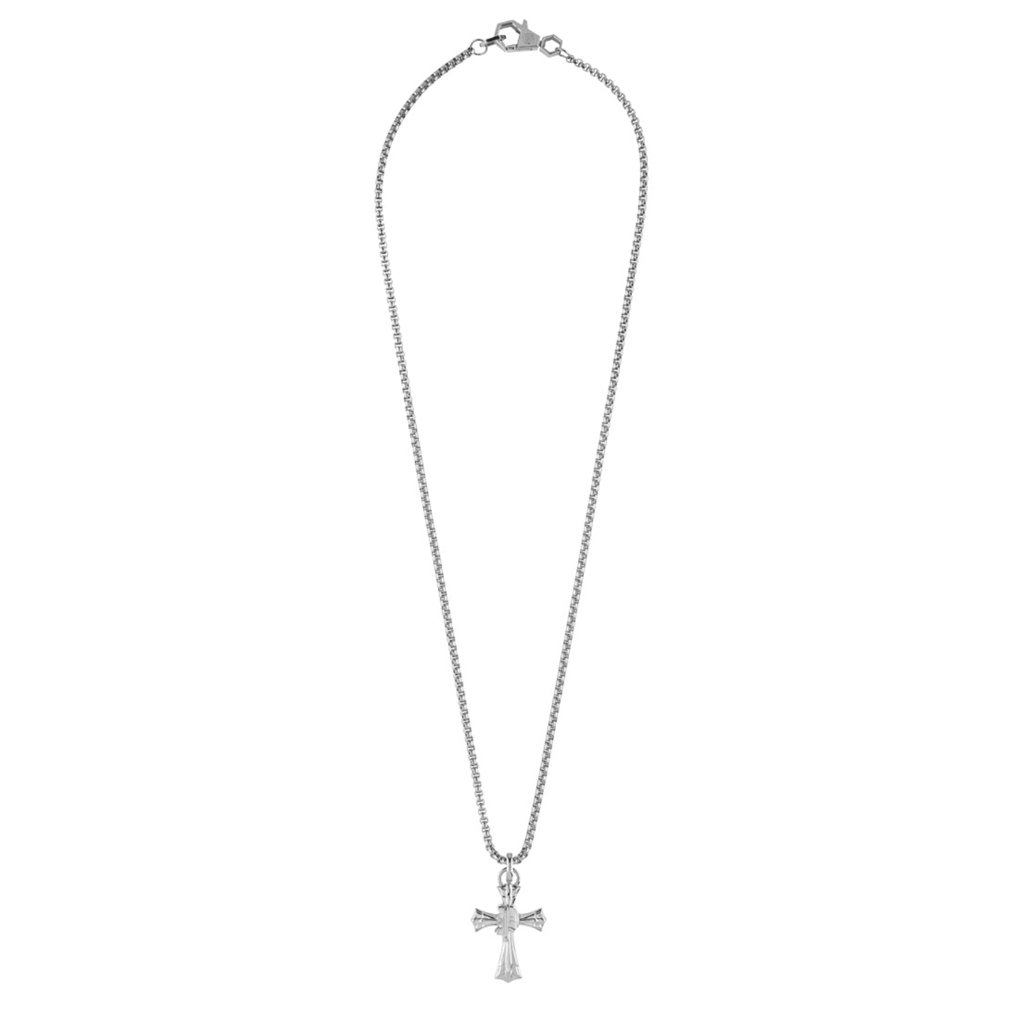 PHILIPP PLEIN necklace featuring stainless steel cross pendant available at Lestyle Boutique Melbourne