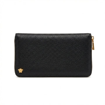 Versace wallet featuring black textured leather available at Lestyle Boutique Melbourne
